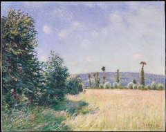 Sahurs Meadows in Morning Sun by Alfred Sisley