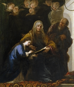 Saint Anne teaching the Virgin to read by Juan Carreño de Miranda