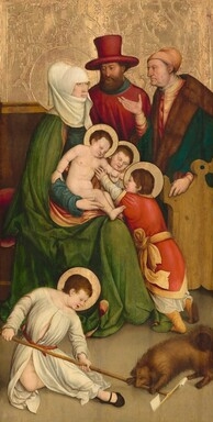 Saint Mary Cleophas and Her Family by Bernhard Strigel