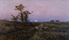 Salida de la luna by Joaquim Vayreda i Vila