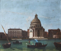 Santa Maria della Salute, Venice  (imitator of Canaletto) by Anonymous