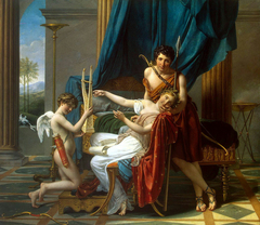 Sappho and Phaon by Jacques-Louis David