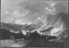 Seesturm (Nachahmer) by Salvator Rosa