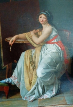 Self-portrait by Adèle Varillat