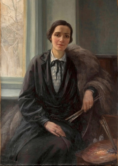 Self-portrait by Blanka Mercère