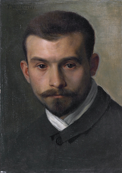 Self-portrait (Félix Vallotton, 1887) by Félix Vallotton