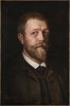 Self-portrait, Hans Olaf Halvor Heyerdahl by Hans Heyerdahl