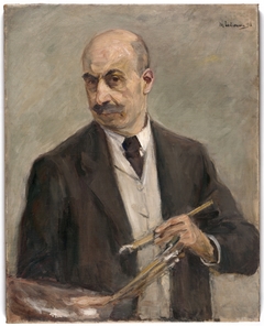 Self-Portrait with Palette to the Left by Max Liebermann