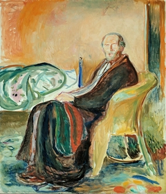 Self-Portrait with the Spanish Flu by Edvard Munch