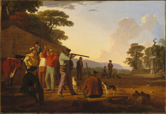 Shooting for the Beef by George Caleb Bingham