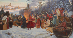 Shrovetide. Farewell to Winter. XVII Century by Simon Kozhin