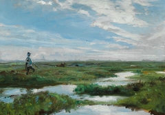 Skagen Heath near Brovandene by Peder Severin Krøyer