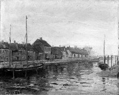 Skibbroen i Ribe by Albert Gottschalk