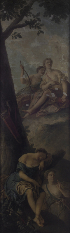 Sleeping Diana with Nymphs by Pierre Benevault