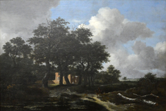 Solitude. Ruines dans un bois by Jan van Kessel