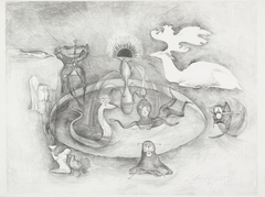 Stag at Mourn by Leonora Carrington