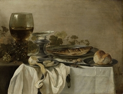 Still Life with a Fish by Pieter Claesz