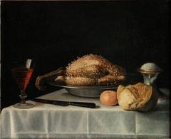 Still-Life with Larded Poultry by Sebastian Stoskopff