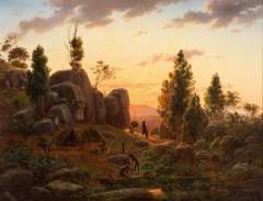 Stony Rises, Lake Corangamite by Eugene von Guerard