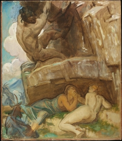 Study for "Acis and Galatea," Museum of Fine Arts, Boston by John Singer Sargent