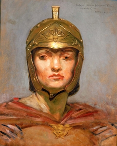 Study for Mural for Appellate Court Building, New York; "Statute Law", Helmet for Figure of "Force" by Kenyon Cox