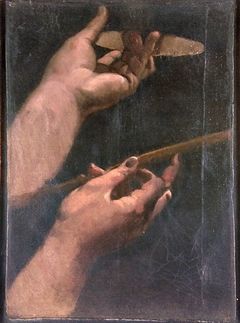 Study of two hands of Louis XIII by Jean-Auguste-Dominique Ingres