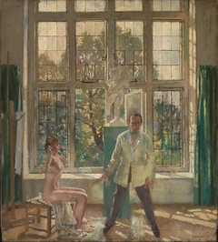 Summer Afternoon (Artist in his Studio with a Model) by William Orpen