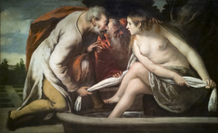 Susanna and the elders by Pietro della Vecchia