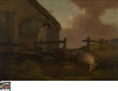 Swineherd by George Morland