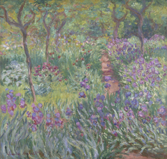 The Artist’s Garden in Giverny by Claude Monet