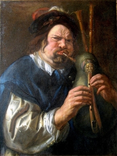 The Bagpipe Player by Jacob Jordaens