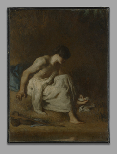 The Bather by Jean-François Millet