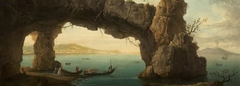 The Bay of Naples, seen through a Grotto by Anonymous