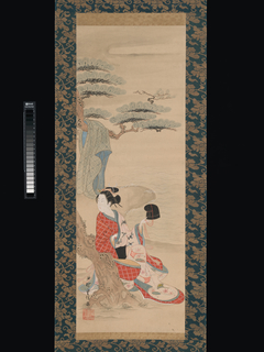 The Brine Maiden Matsukaze by Ishikawa Toyonobu