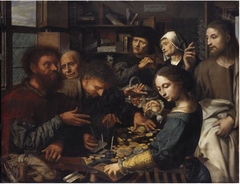 The Calling of Saint Matthew by Jan Sanders van Hemessen