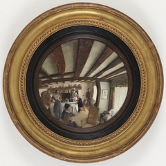 The convex mirror by George Washington Lambert