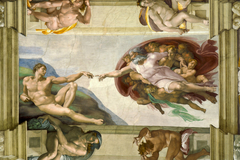 The Creation of Adam by Michelangelo