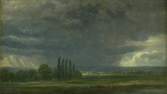 The Elbe Valley near Dresden by Johan Christian Dahl