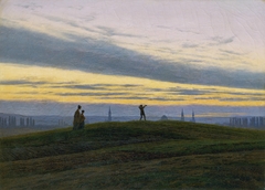 The evening star by Caspar David Friedrich