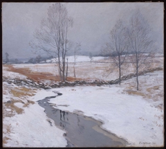 The First Snow by Willard Metcalf