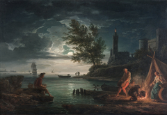 The Four Times of Day: Night by Claude-Joseph Vernet