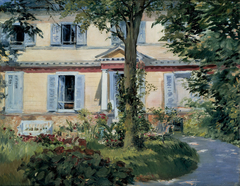 The House at Rueil by Edouard Manet