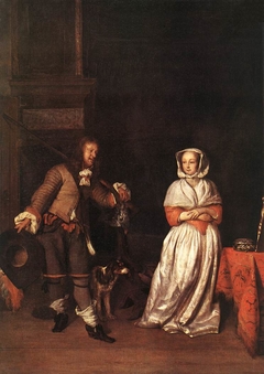 The Hunter and a Woman by Gabriël Metsu