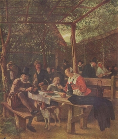 The Inn Garden by Jan Steen