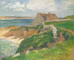 The Island of Raguenez, Brittany by Henry Moret