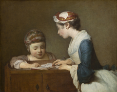 The Little Schoolmistress by Jean-Baptiste-Siméon Chardin