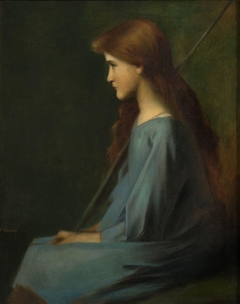 The Little Shepherdess by Jean-Jacques Henner