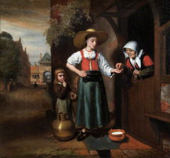 The Milkwoman by Nicolaes Maes