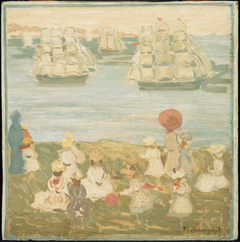 The Pretty Ships by Maurice Prendergast