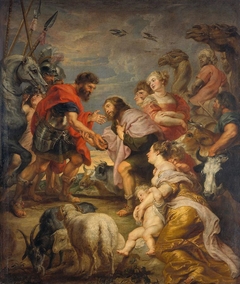 The reconciliation of Jacob and Esau by Peter Paul Rubens